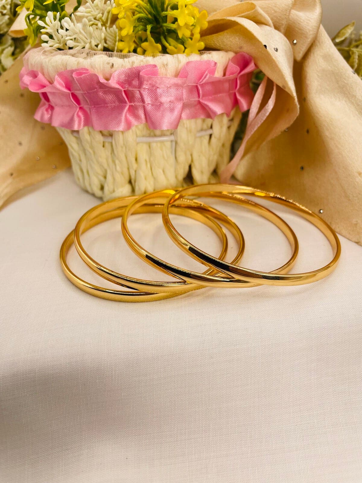 Classic Slim Gold Bangles