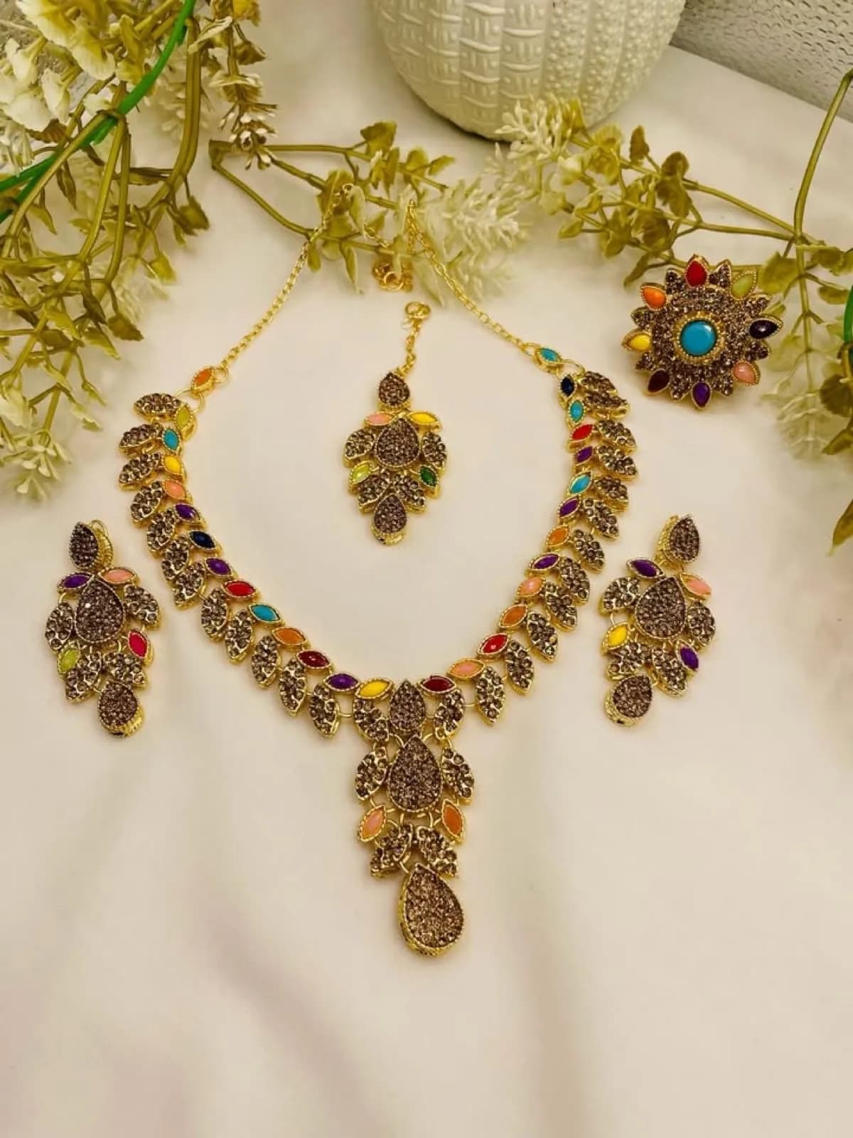 Royal Kundan-Inspired Necklace Set